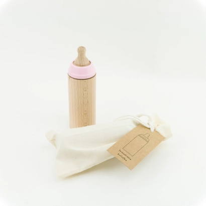 Drewniana butelka dla lalki Paola Reina, Miniland, Minikane