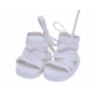 Białe sandałki dla lalki Paola Reina Amigas 32 cm