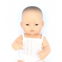 Lalka chłopiec Azjata 32cm + Ubranko Miniland Baby