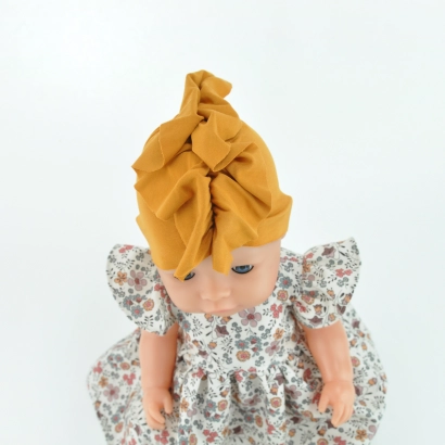 Sukienka z turbanem dla lalki Paola Reina 42 cm