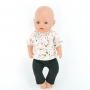 Zestaw dla lalki Baby Born 43cm, koszulka i legginsy