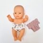 Bawełniane eko pieluszki dla lalek Miniland Baby