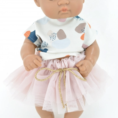 Spódniczka tutu  z tiulu dla lalki miniland 32 cm