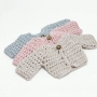 Sweterek z włóczki dla lalki  Miniland 32cm i Minikane 28 cm, różne kolory