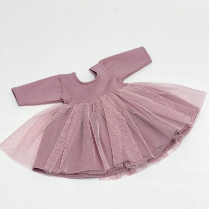 Sukienka balerina dla lalek Miniland 38cm i Paola Reina