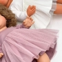 Sukienka z tiulem dla lalek Miniland 38 cm