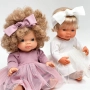Sukienka bawełania dla lalki Miniland 38 cm