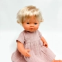 Miniland sukienka muślinowa dla lalki