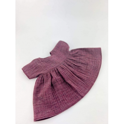 Sukienka lub opaska dla Miniland 38 cm i Paola Reina, muślin melanżowy