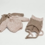 Sweterek lub czapka kotek dla lalki Miniland 38cm i Paola Reina