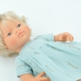 Sukienka turkusowa dla lalki Miniland