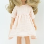 Brzoskwiniowa sukienka dla lalki La Lalla 32 cm